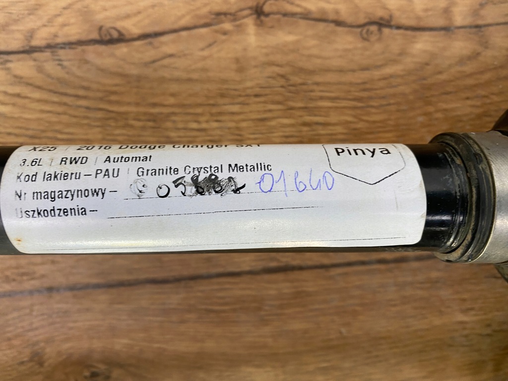 фото №10, Приводной вал задняя задняя 3.6l dodge charger challenger charger 2015+ usa