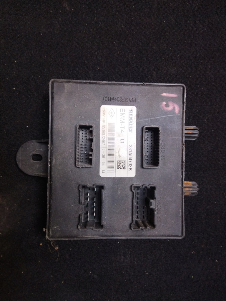 фото №1, Renault clio iv 4 captur i модуль блок управления emm-t4 231a04792r