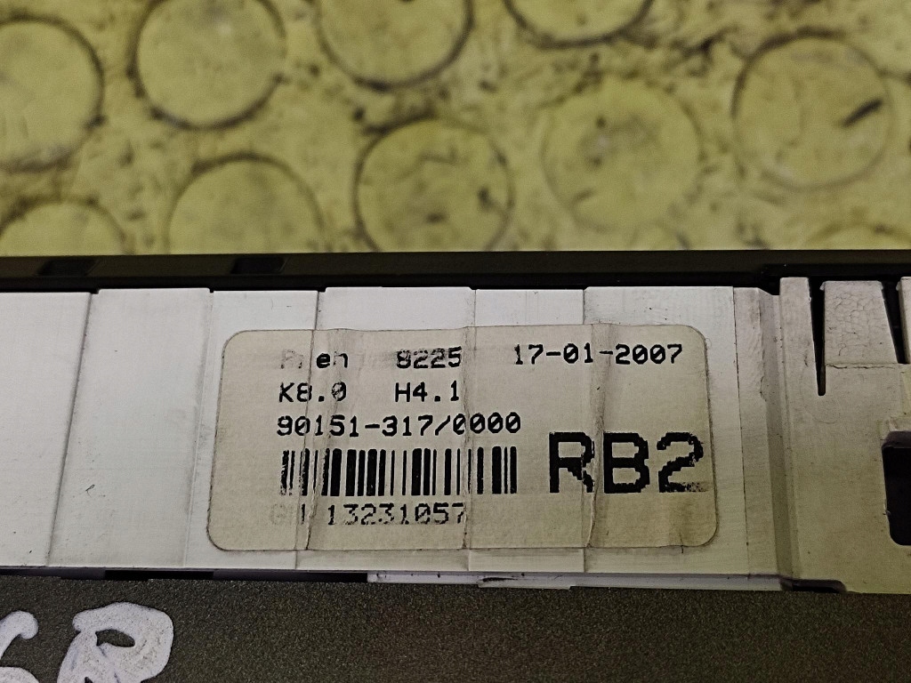 фото №8, Opel zafira b панель обдув кондиціонера 13231057