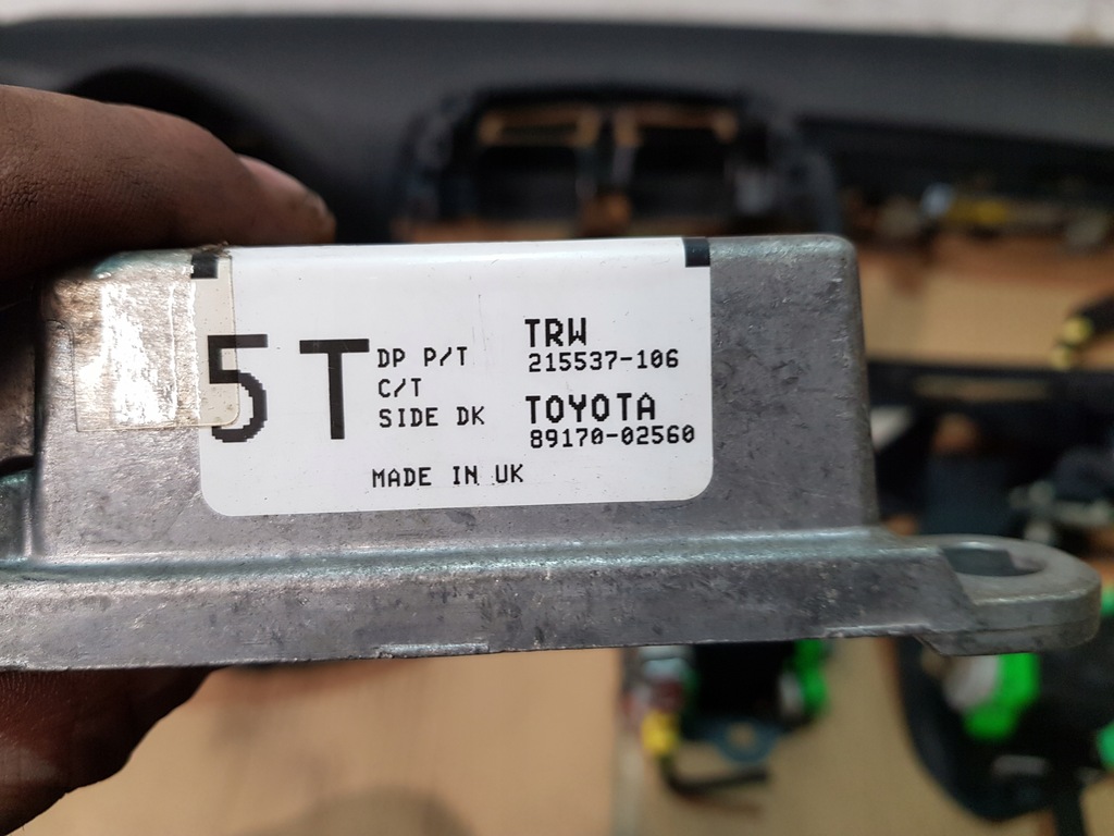 фото №11, Приборная панель приборная панель приборная панель подушка безопасности toyota auris i 5d 2007r eur