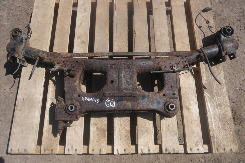 фото №1, Mitsubishi grandis 2003-2011r задняя балка подвеска