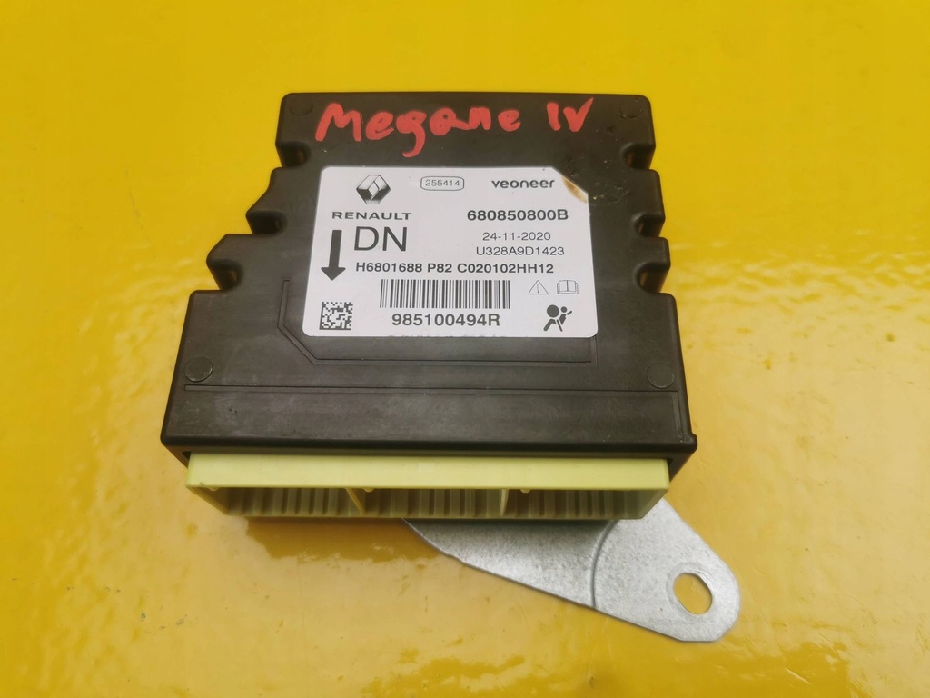 фото №1, Renault megane iv модуль блок управления air bag 680850800b 20r.