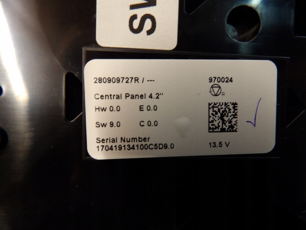 фото №2, Дисплей радіо навігації renault 280909727r