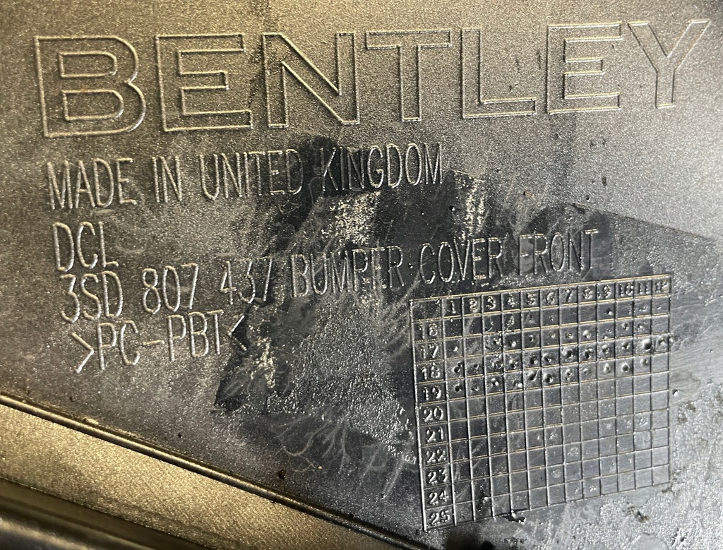фото №16, Bentley continental gt бампер передний 3sd807437