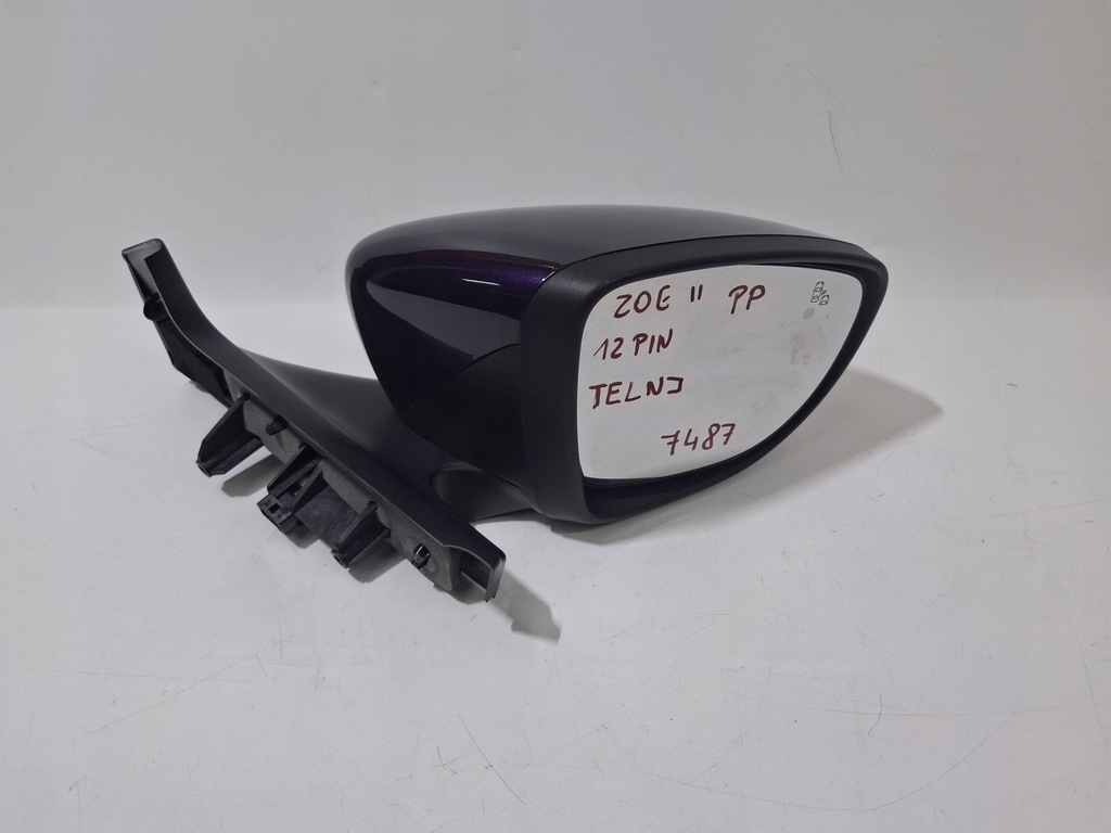 фото №1, Дзеркало зовнішнє двері правий перед 12 pin renault zoe ii lift 13- #7487