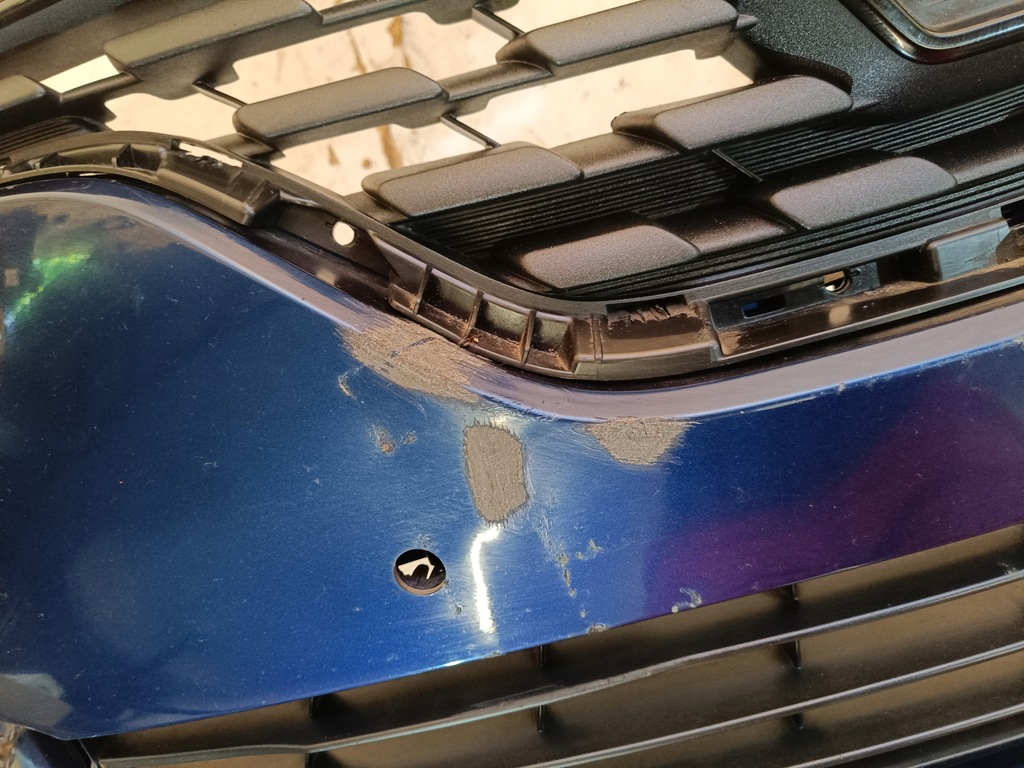 фото №7, Бампер renault scenic iv 16+ перед nr n558 решётка радиатора