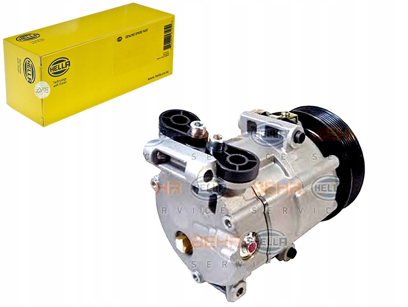 фото №1, Компрессор кондиционера ford transit 06- hella