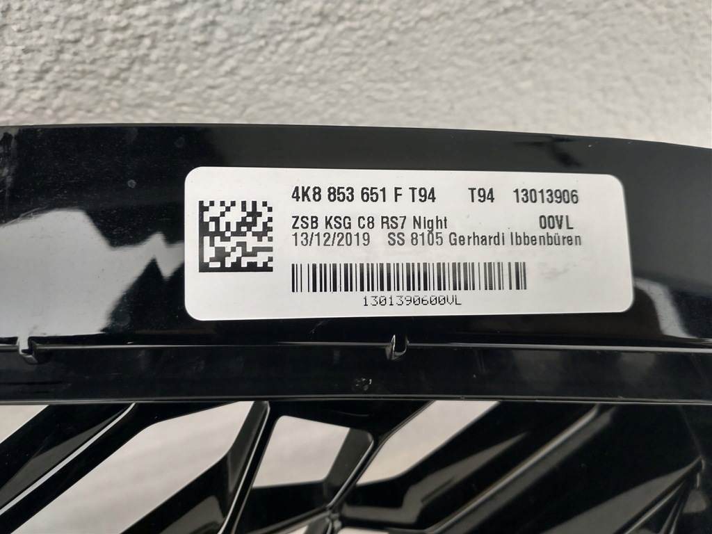 фото №7, Решётка радиатора решётка радиатора audi a6 rs6 rs7 4k8 4k8853651f