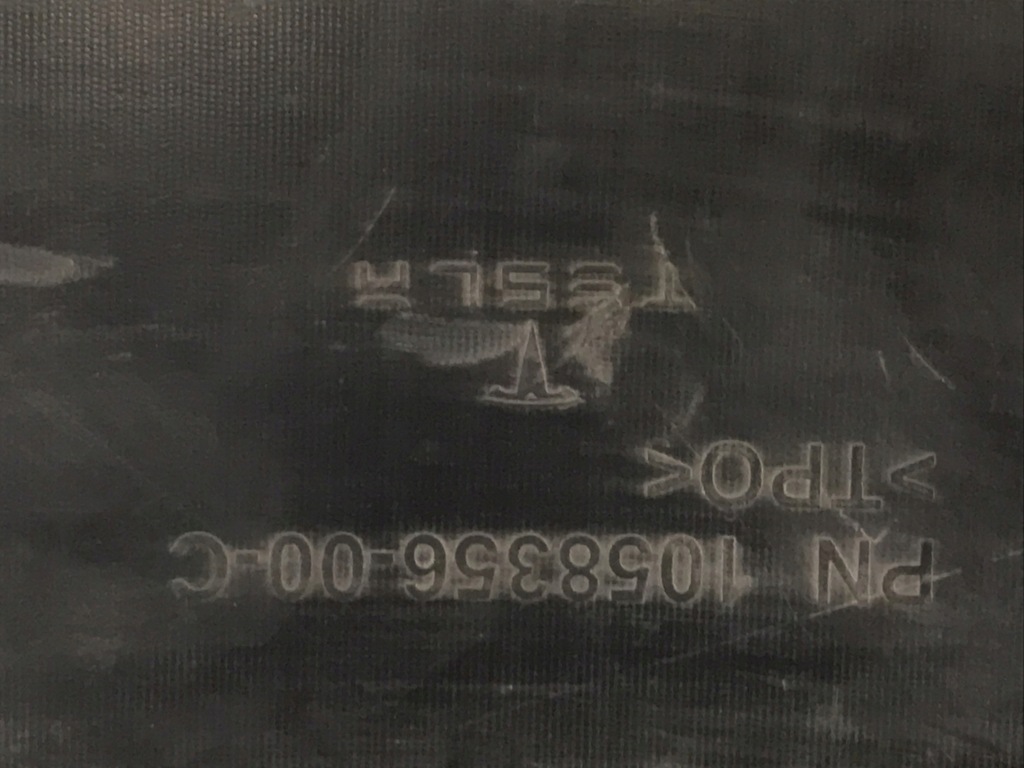 фото №13, Tesla x накладка спойлер бампера заднего задняя