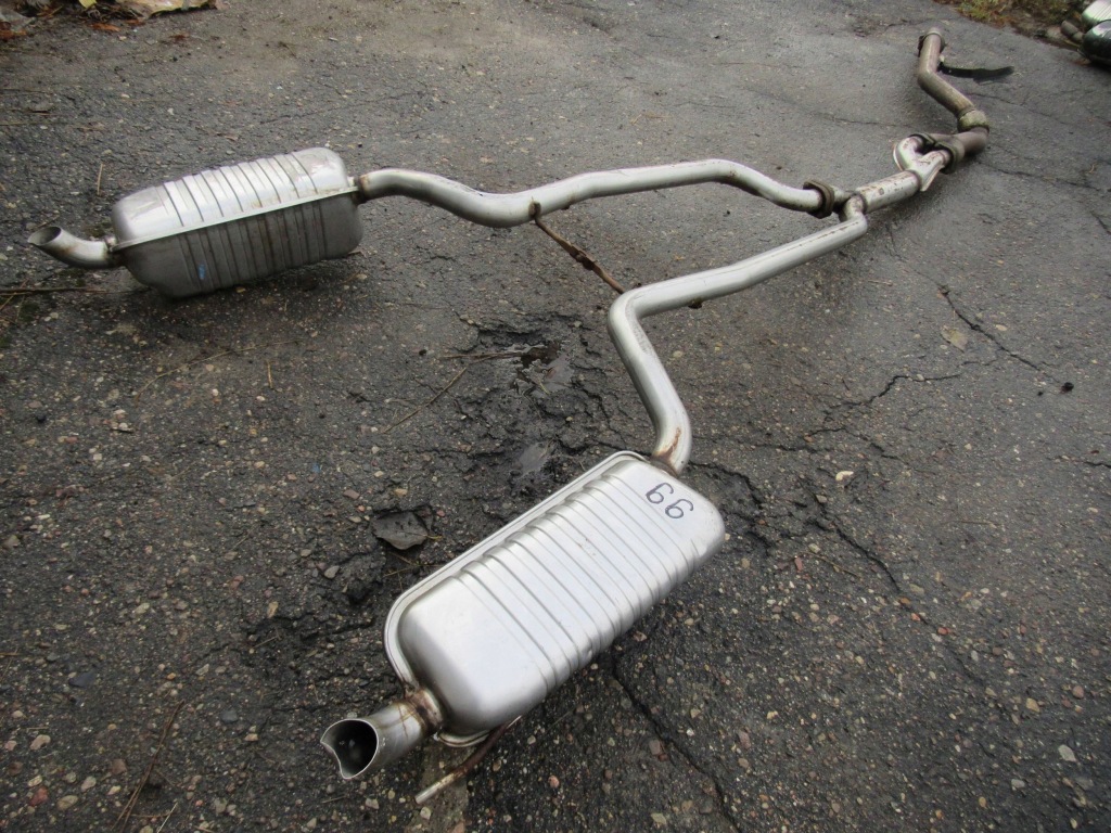 Глушники вихлоп комплект mercedes-benz s w220 220 a2204910100 Оригінал