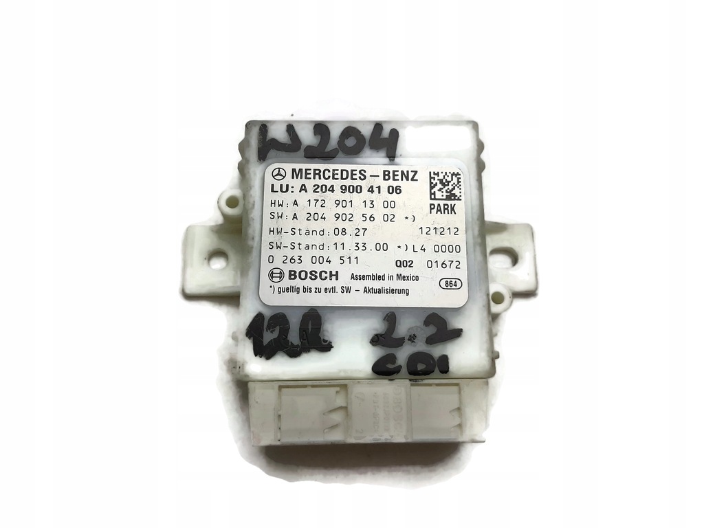 фото №1, Mercedes w204 модуль pdc a2049004106