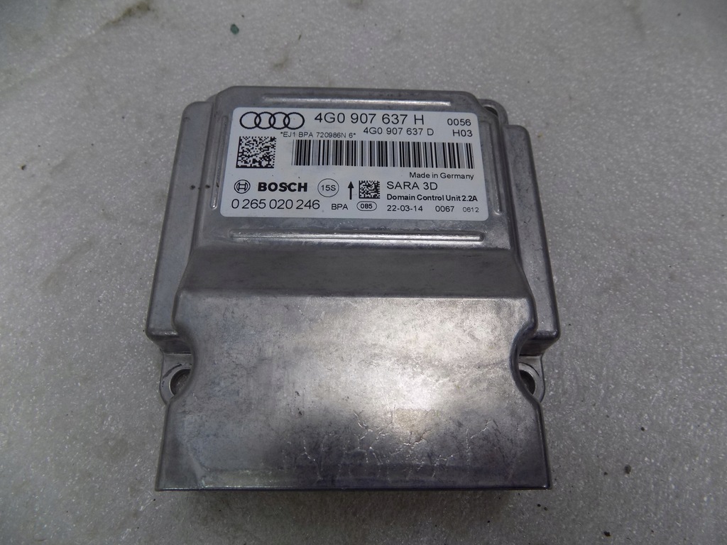 фото №9, Audi a6 c7 4g 2.0 tdi cgl набор стартовый бортовой компьютер блок управления ключ счетчик