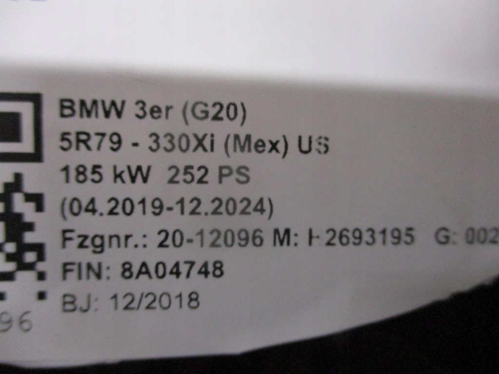 фото №9, Крыша люк bmw 3 g20