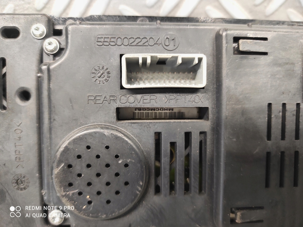 фото №10, Лічильник прилади дисплей радіо renault scenic iii europa