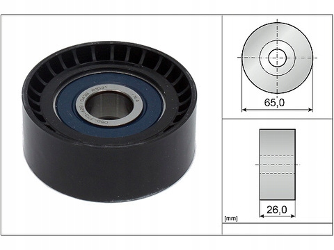 фото №2, Ina 532 0666 10 ролик направляющая / направляющая, ремень клиновой зубчатый