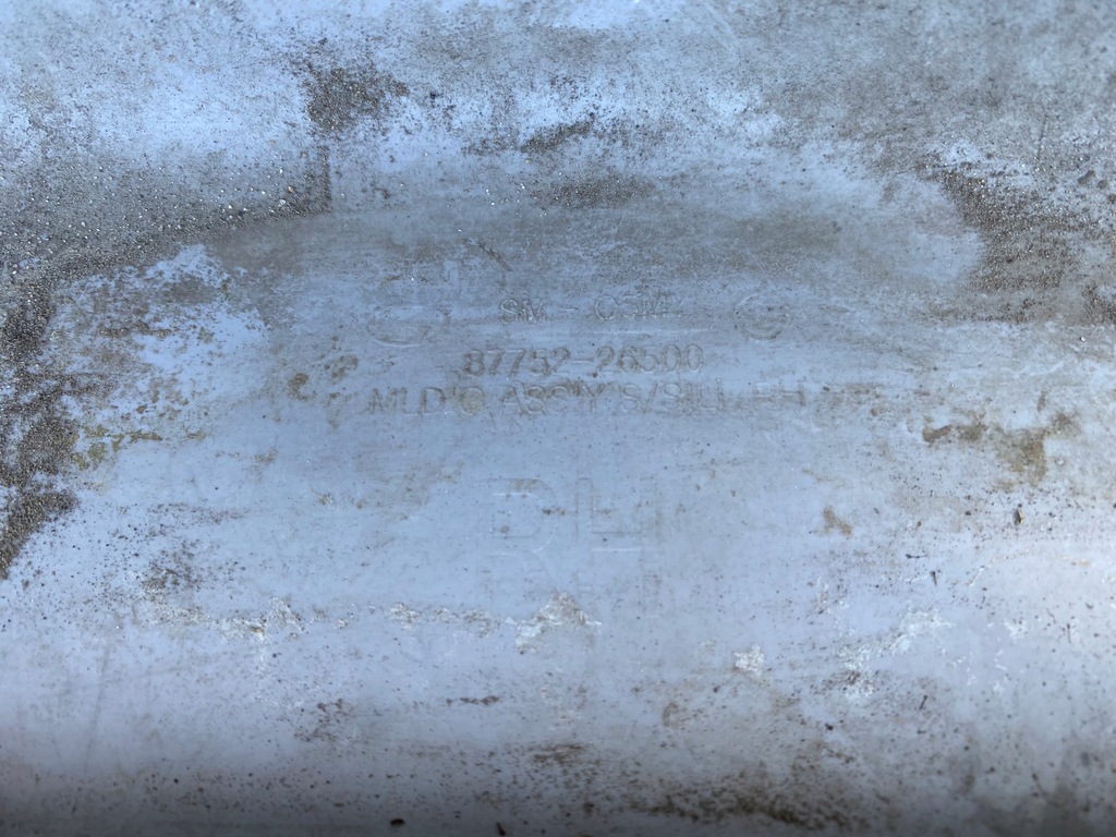 фото №11, Hyundai santa fe молдинг порог правая 87752-26500 оригинал