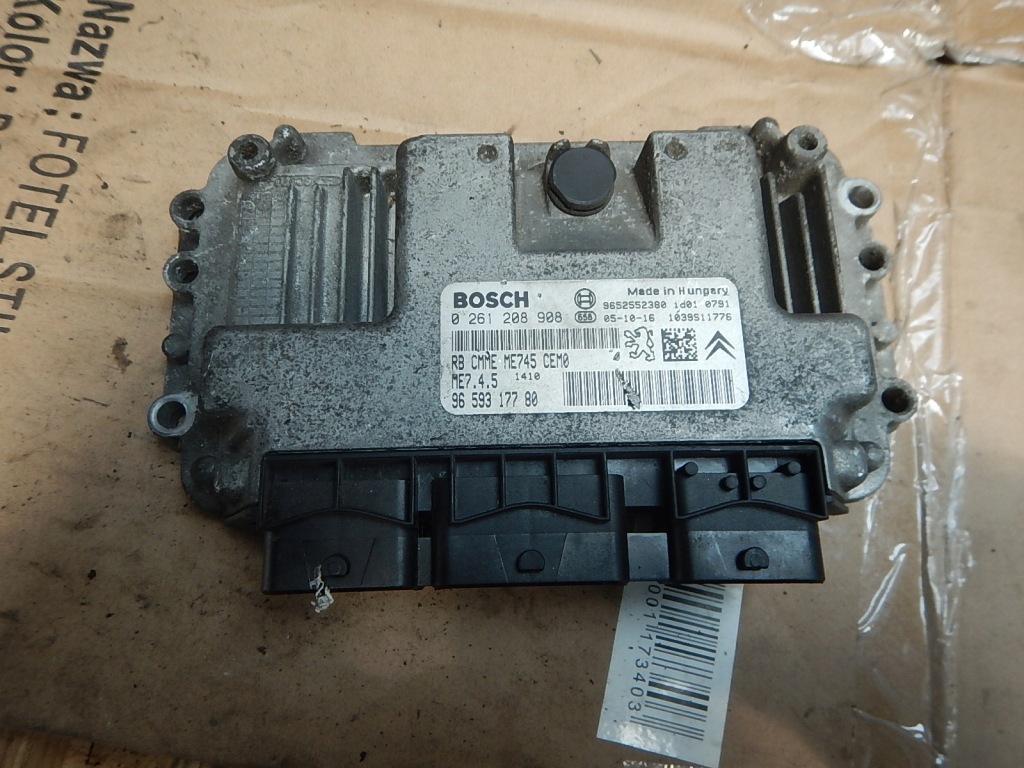 фото №1, Peugeot citroen 0261208908 блок керування бортовий комп'ютер