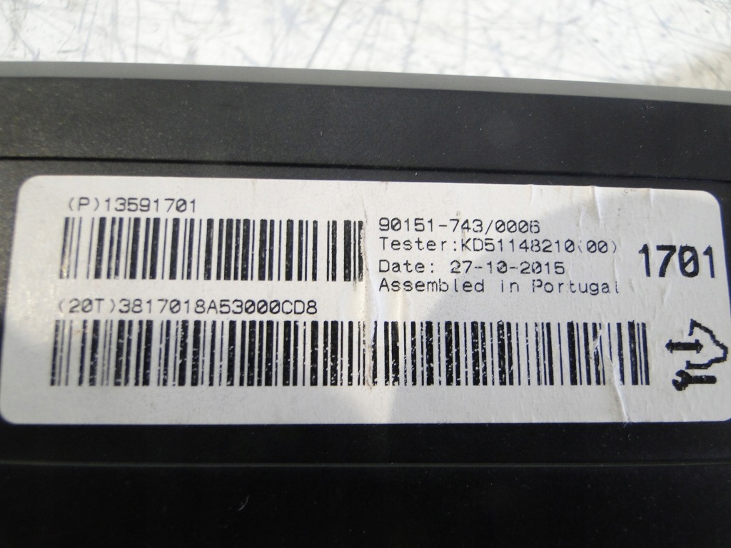 фото №7, Opel astra j iv модуль блок управления воздуховод 13591701