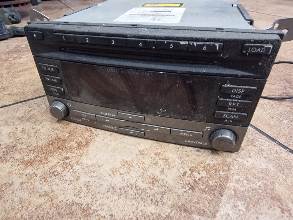 фото №1, Радіо subaru оригінальний номер 86201sc440