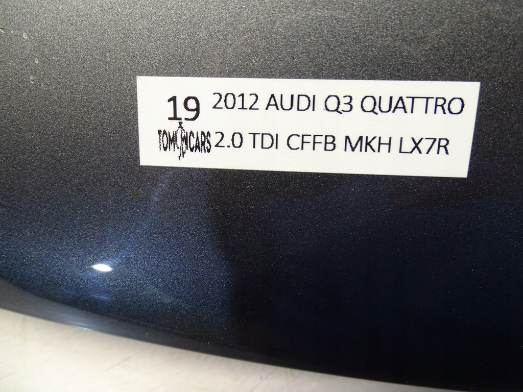 фото №8, Капот крышка двигателя audi q3 8u lx7r 12r