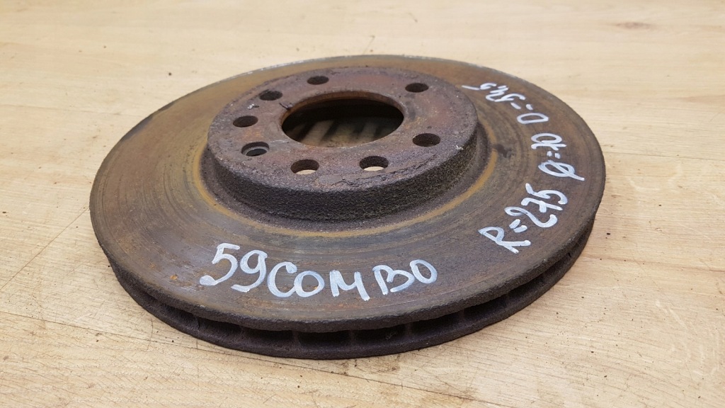 фото №1, Диск гальмівна перед opel combo c lift