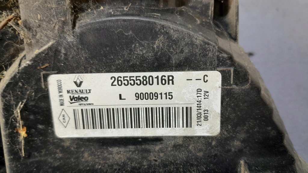 фото №5, Dacia lodgy i лампа задняя левая 265558016r