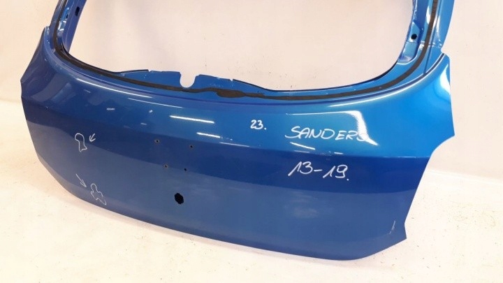 фото №2, Dacia sandero 2013 кришка багажника задня