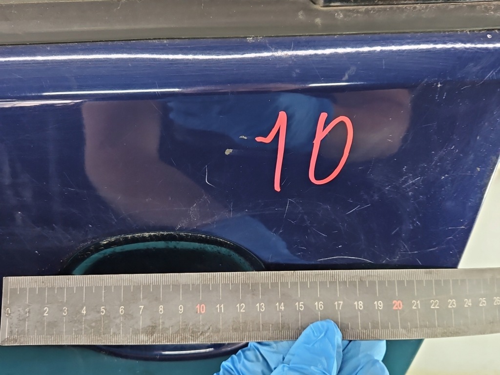 Дверь перед левая водителя vw polo iv 9n 5d granatowy lb5n 5-дверь Оригинал