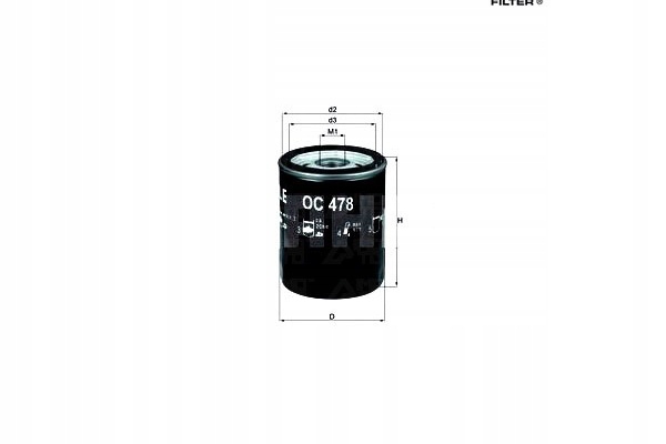 фото №1, Фільтр оливи knecht 9091503005 9091520002 909152000