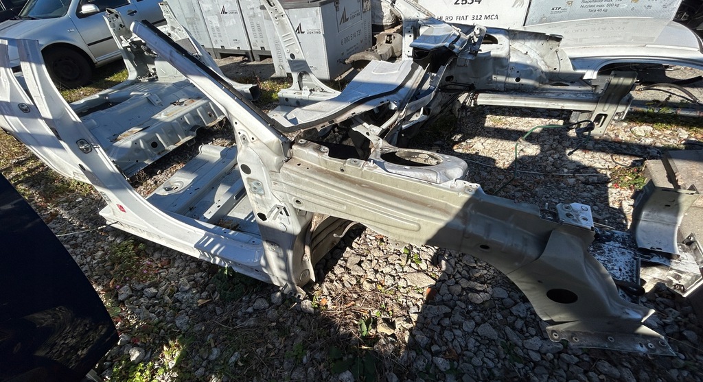 фото №2, Четверть лонжерон порог блок двигателя правый citroen c5 iii x7 kwe