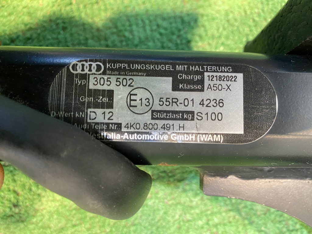 фото №8, Audi a6 c8 4k0 hak буксирувальний 4k0800491h