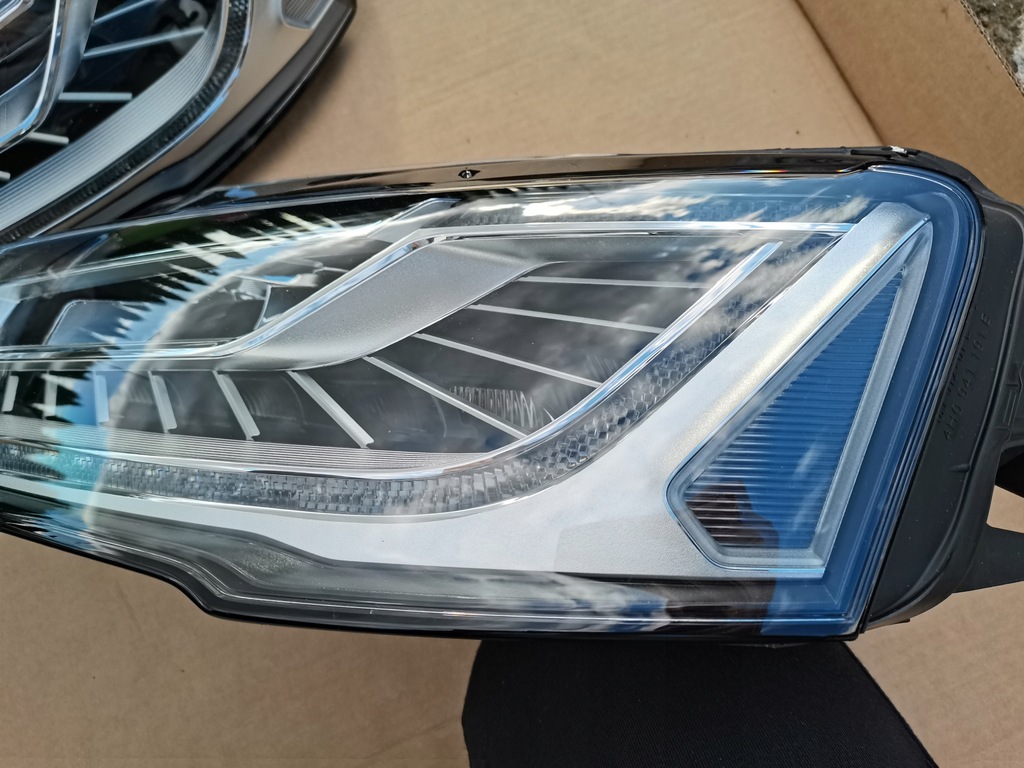 фото №9, Audi a8 4h kpl. лампа перед лампы левая правая 4h0941773b 4h0941774b