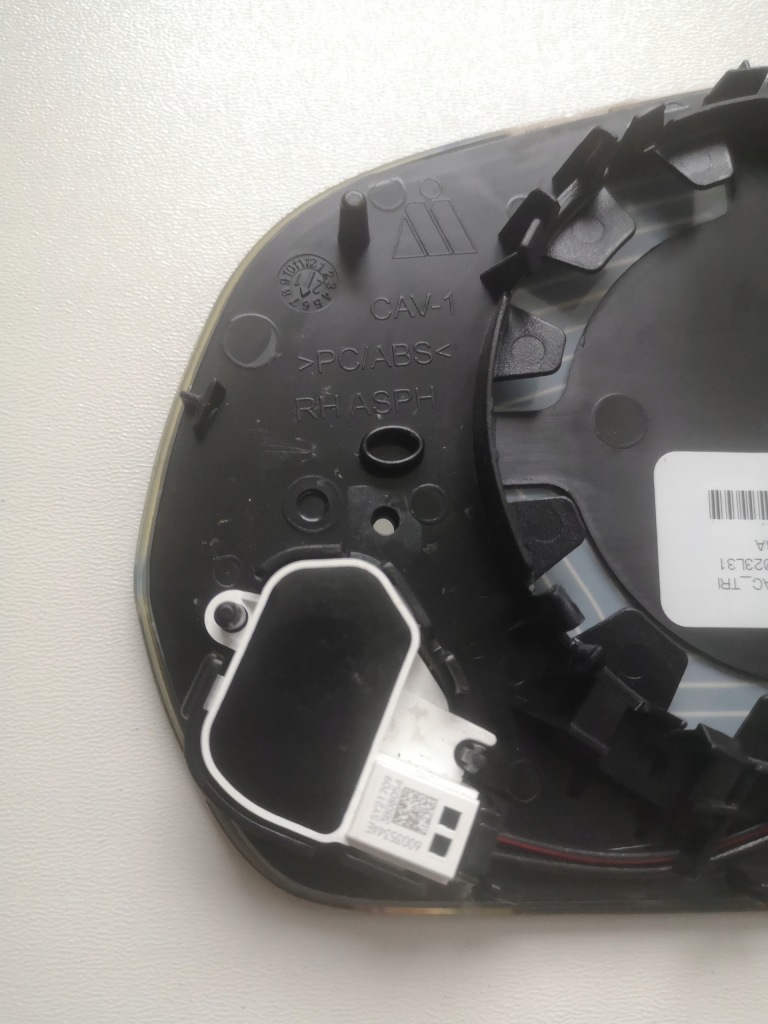 фото №4, Mercedes gla w247 вкладиш правого дзеркало фотохромний асистент uk оригінальний номер