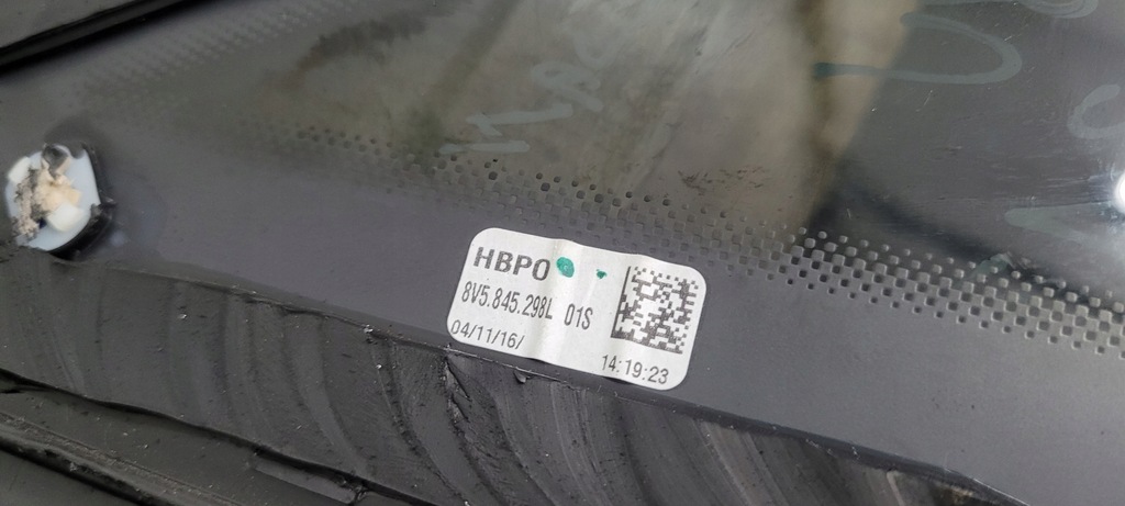 фото №10, A3 8v s3 стекло кузовная правая правый задняя sedan 16r 8v5845300n