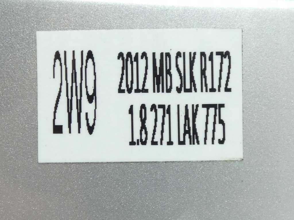 фото №9, Kpl бампер задняя задний mercedes slk w172 r172 лак 775