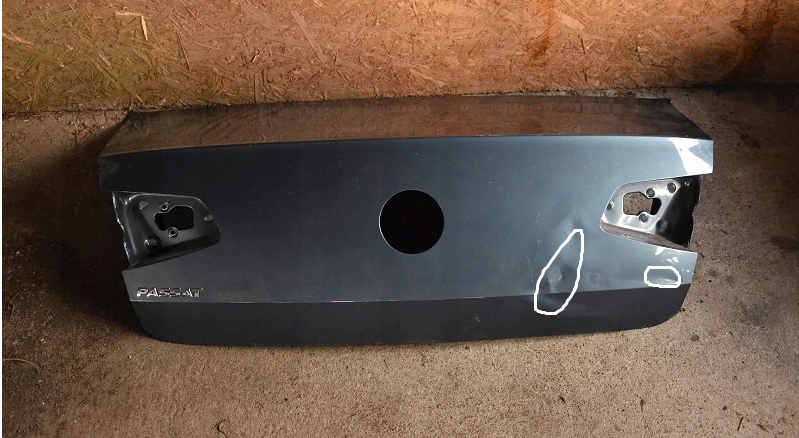 фото №1, Vw passat b8 sedan крышка багажника задняя