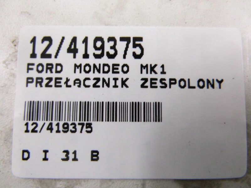 фото №10, Mondeo mk1 перемикач комбінований 95bg13b302aa