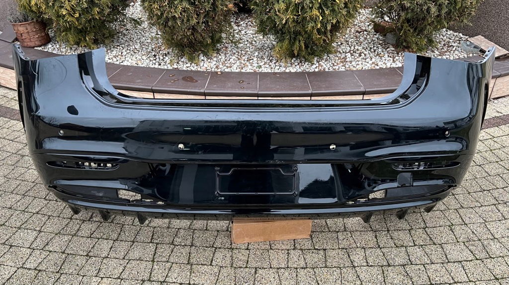 фото №1, Mercedes eqs 297 amg бампер задняя задний диффузор pdc