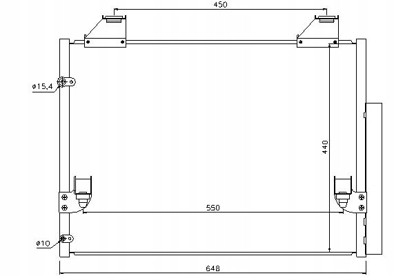 фото №1, Nissens конденсатор кондиционера toyota hilux vii 2.