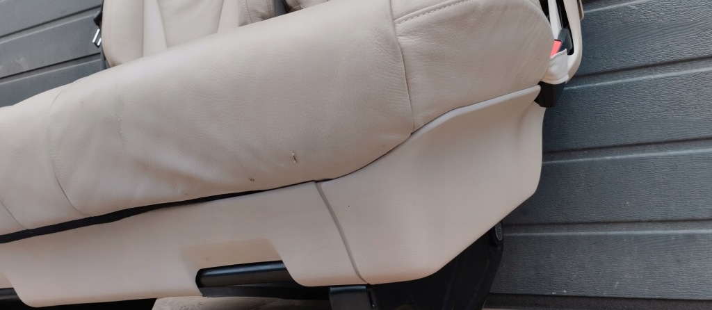 фото №8, Заднє сидіння кремовий mercedes v-klasa w447 шкіра сидіння задня задній krem світлий