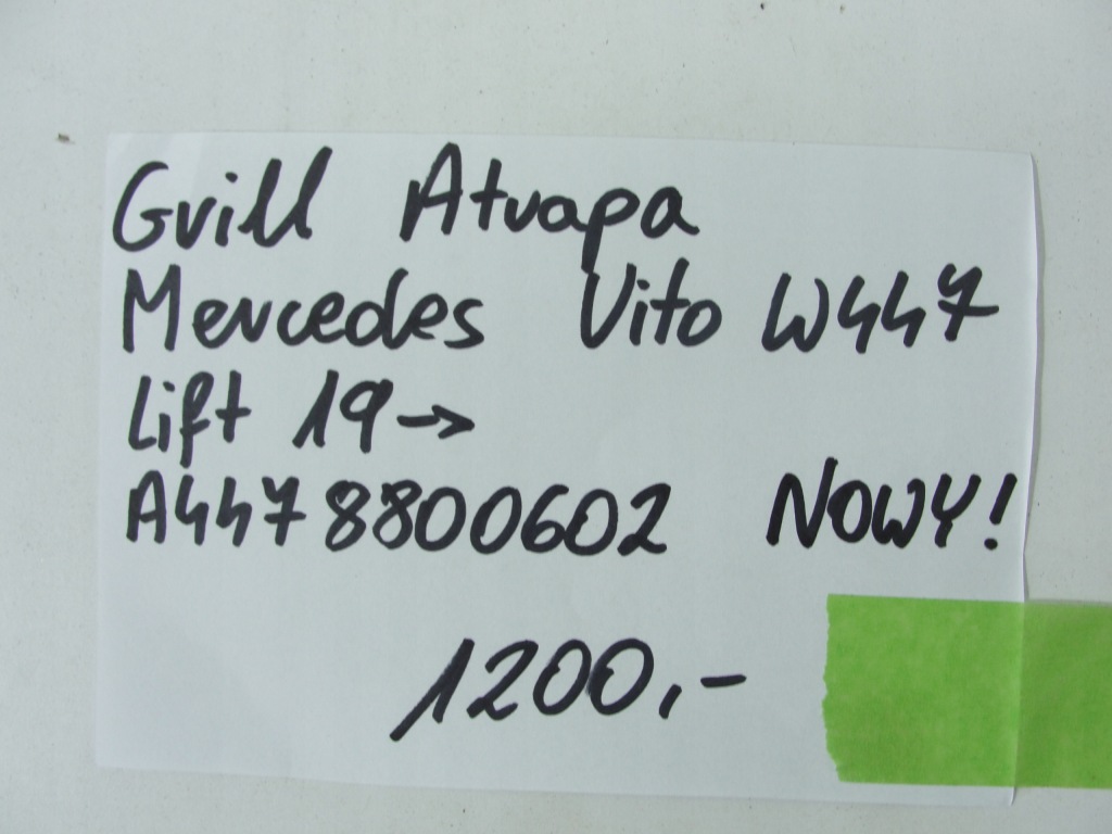 фото №10, Решётка радиатора решётка радиатора mercedes vito w447 lift 2019- a4478800602