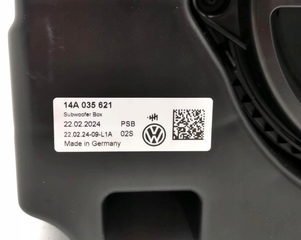 фото №10, Сабвуфер динамик bas низкочастотный vw id.7 id7 14a035621 новый org