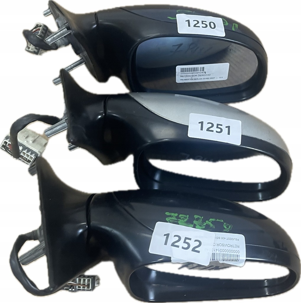 фото №8, Peugeot 406 95-04r зеркало правое электрический 7 pin разные цвета