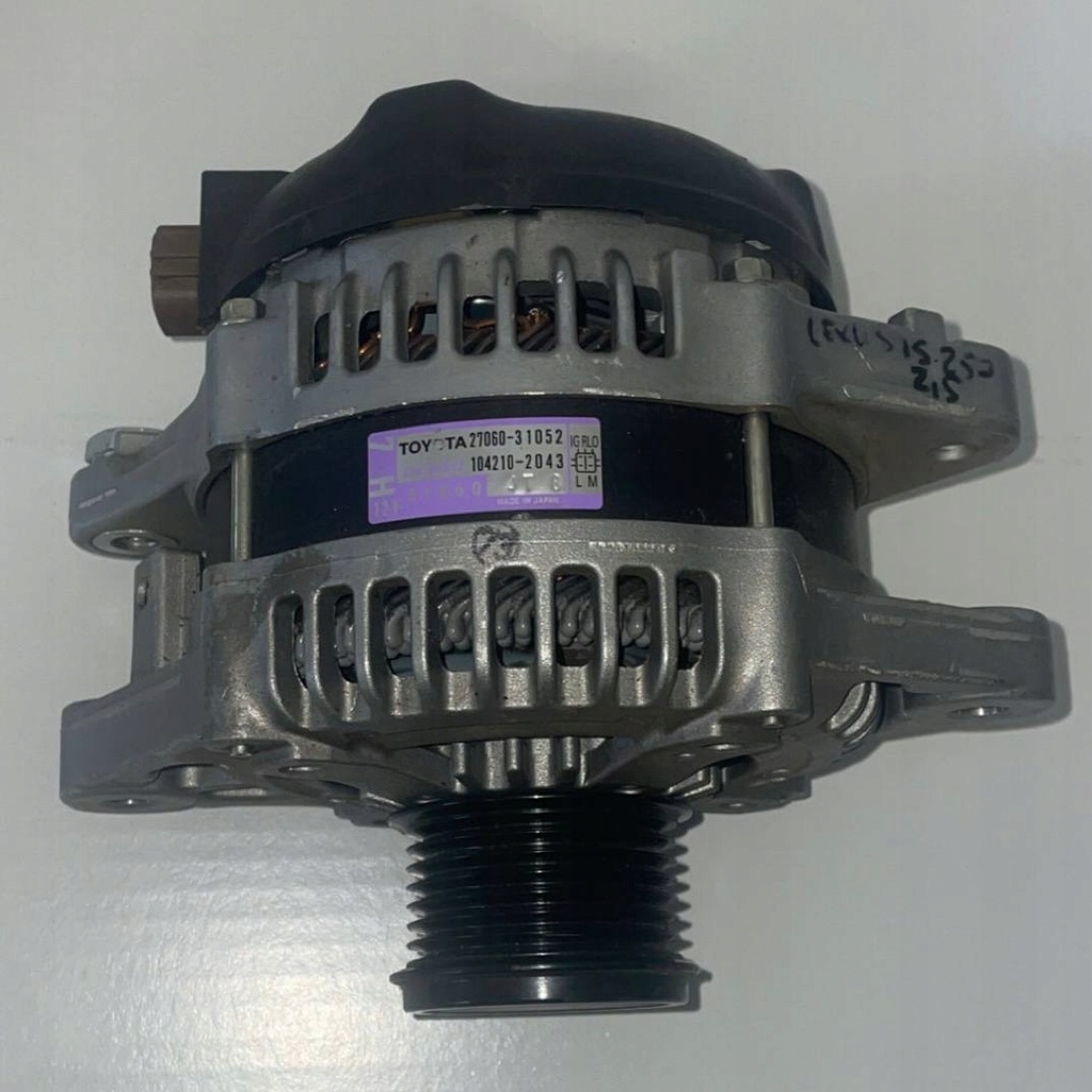 фото №7, Генератор 27060-31052 / 104210-2043 lexus gs, is c, is ii 1.5 - 2.5/3.0