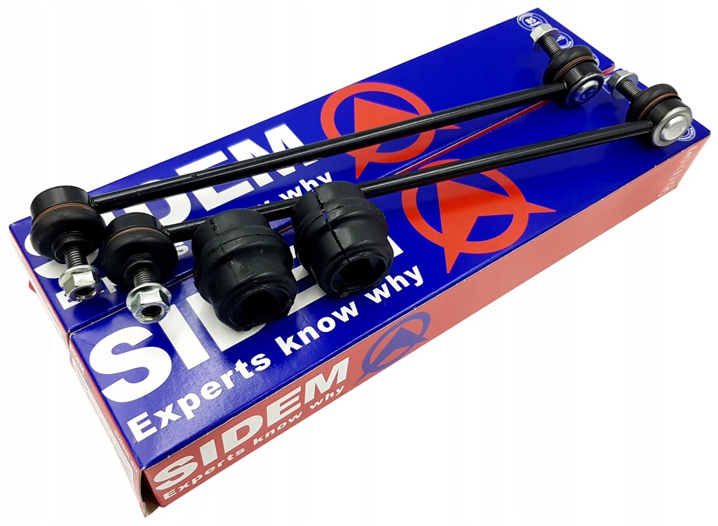 фото №1, З'єднувач x2 + гумки стабілізатора перед peugeot 306