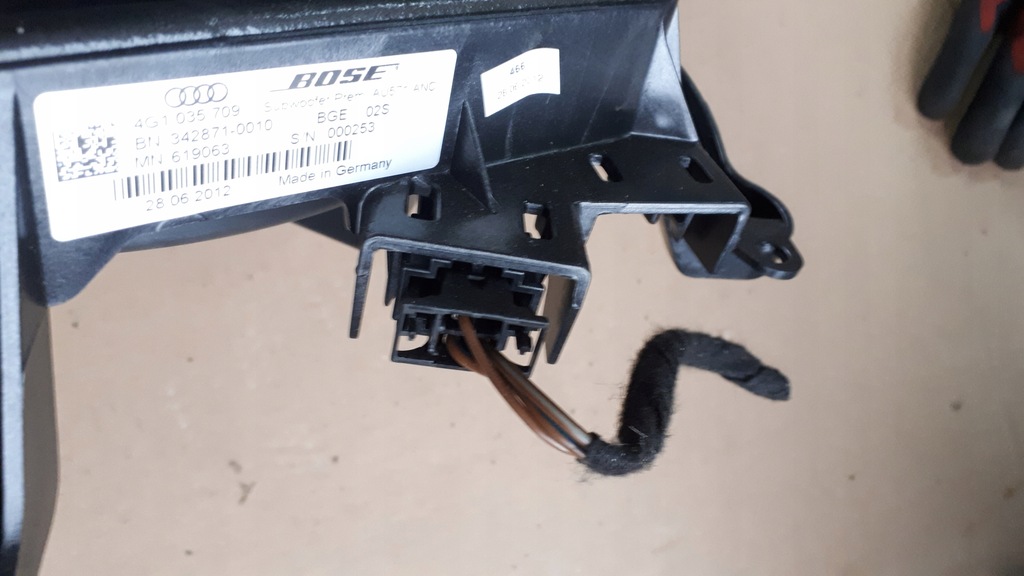 фото №8, S6 c7 4g a6 динамик сабвуфер bose 4g1035709 sedan