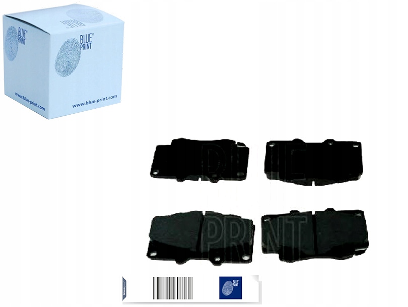 фото №1, Тормозные колодки тормозные перед toyota hilux vii tacoma 2.5