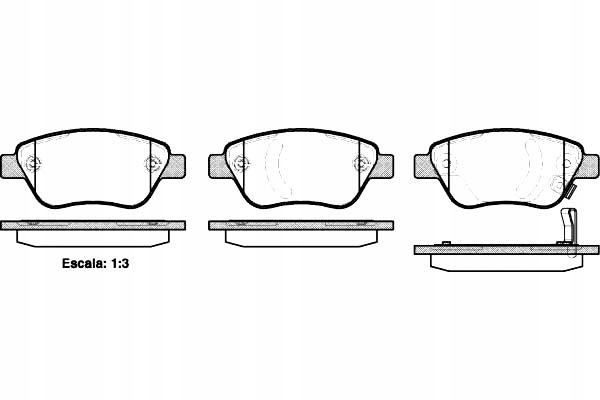Remsa гальмівні колодки гальмівні remsa 93191698 1605359 1605 Ціна