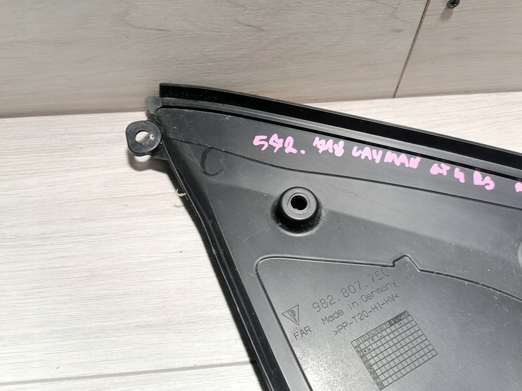 фото №9, Porsche cayman gt4 rs спойлер бампера 982807750