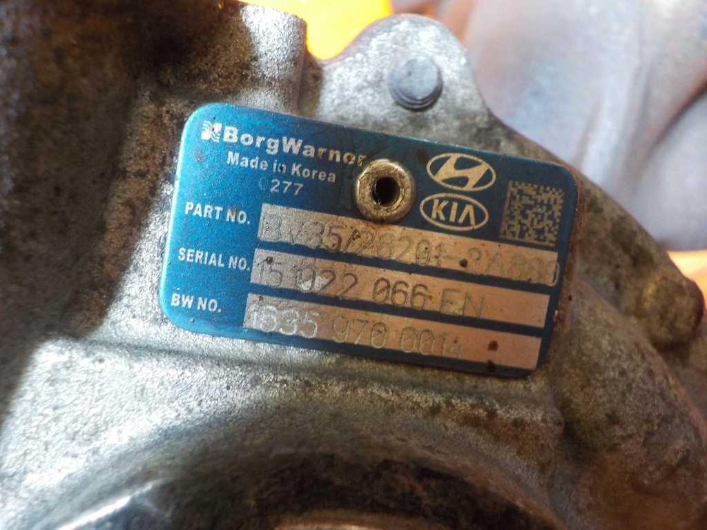 фото №7, I30 ceed cerato elantra soul 1.6 crdi 15r d4fb турбіна 16359700014